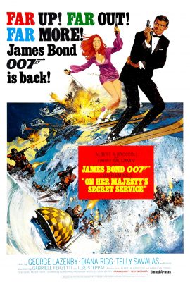 Poster phim Mệnh Lệnh Nữ Hoàng – On Her Majesty’s Secret Service (1969)