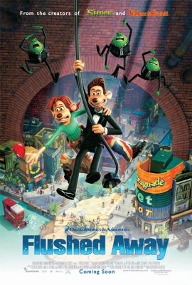 Poster phim Đào Tẩu – Flushed Away (2006)