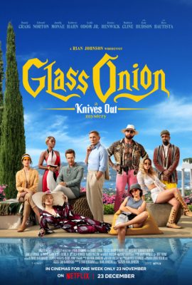 Poster phim Kẻ Đâm Lén – Glass Onion: A Knives Out Mystery (2022)